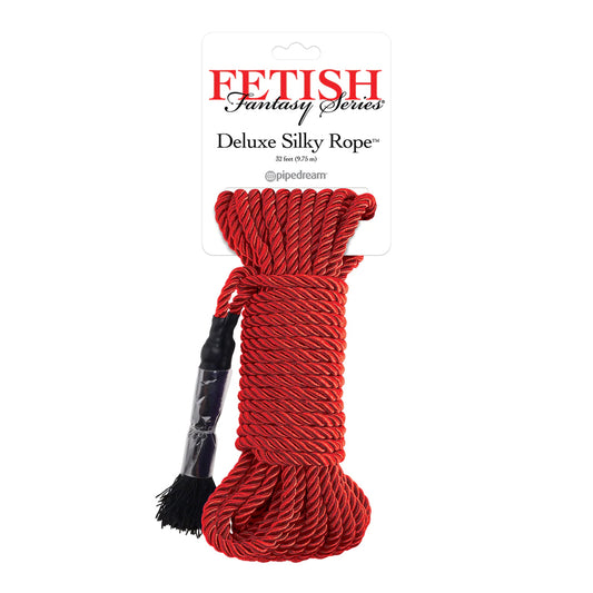 Fetish Fantasy Series Deluxe Silk Rope Red