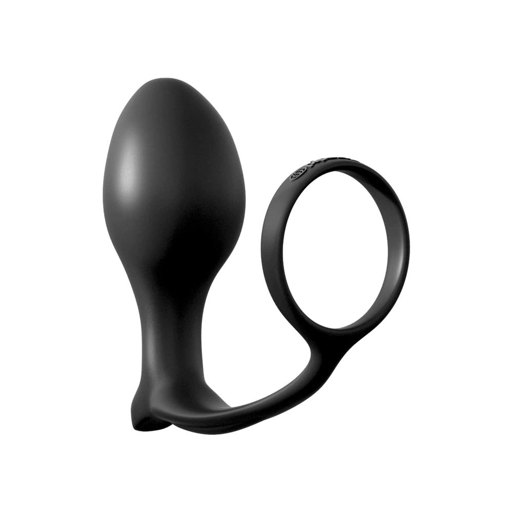 Anal Fantasy Collection Ass Gasm Cockring Advanced Plug Black