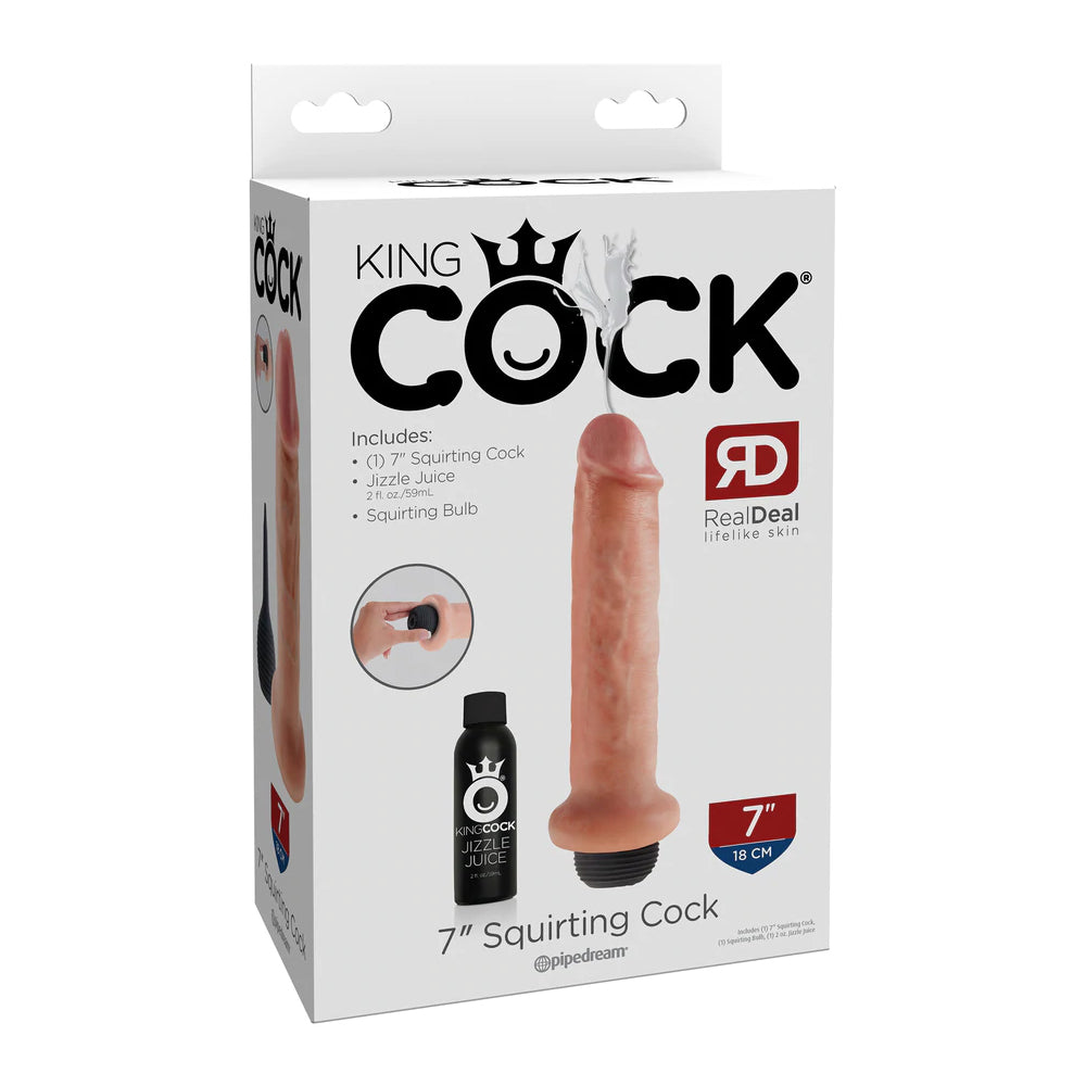 King Cock 7&Quot; Squirting Cock Flesh