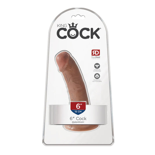 King Cock 6&quot; Cock Tan