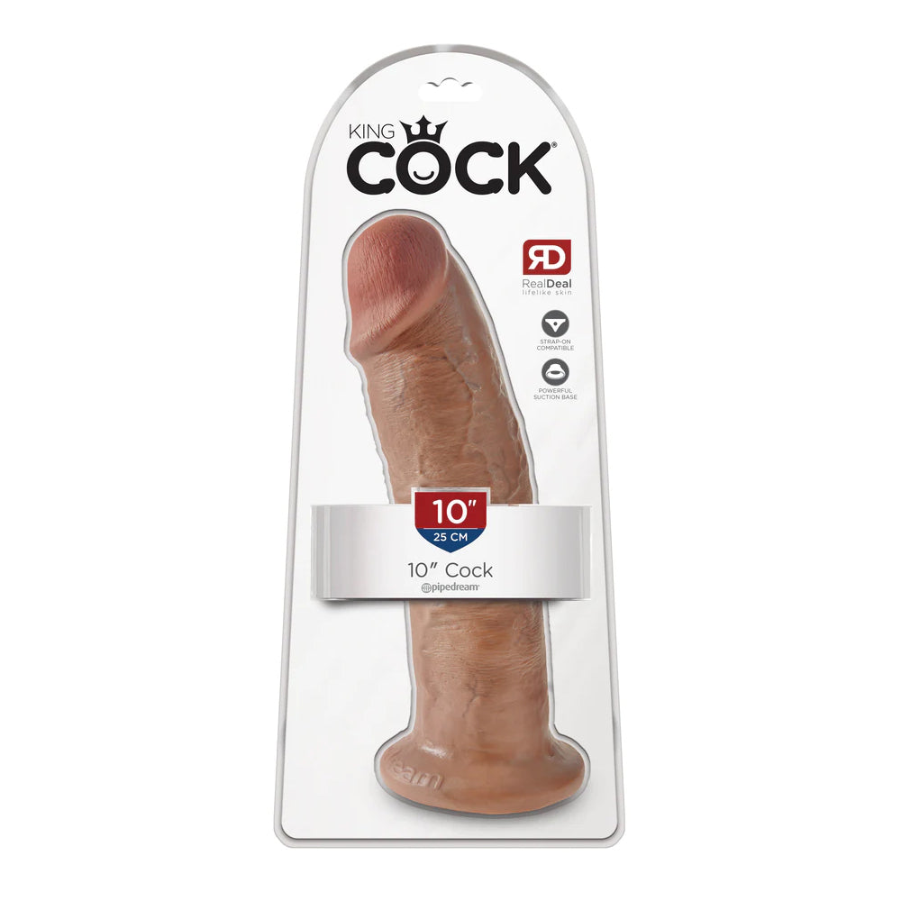 King Cock 10&quot; Cock Tan