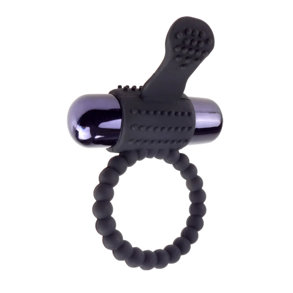 Fantasy C-Ringz Vibrating Silicone Super Ring Black