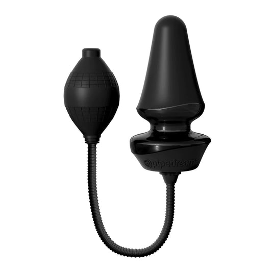 Anal Fantasy Elite Collection Inflatable Silicone Butt Plug Black