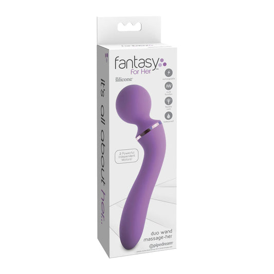 Fantasy For Her Duo Wand Massage Her Purple