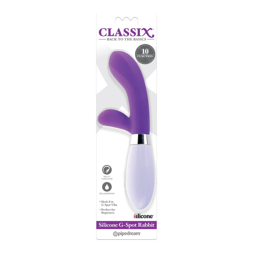 Classix Silicone G-Spot Rabbit Purple