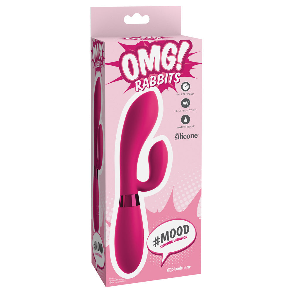 Omg! Rabbits #Mood Silicone Vibrator