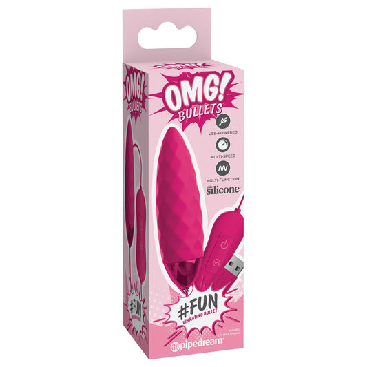 Omg! Bullets #Fun Vibrating Bullet Fuchsia