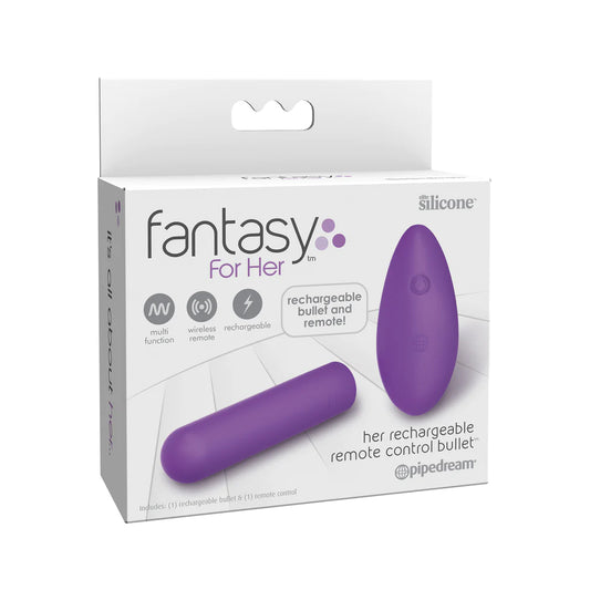 Fantasy For Her Her Rechargeable Remote Control Bullet Purple