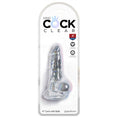 Load image into Gallery viewer, King Cock Clear 4" Cock With Balls
