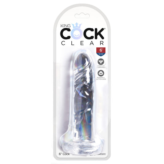 King Cock Clear 6&quot; Cock