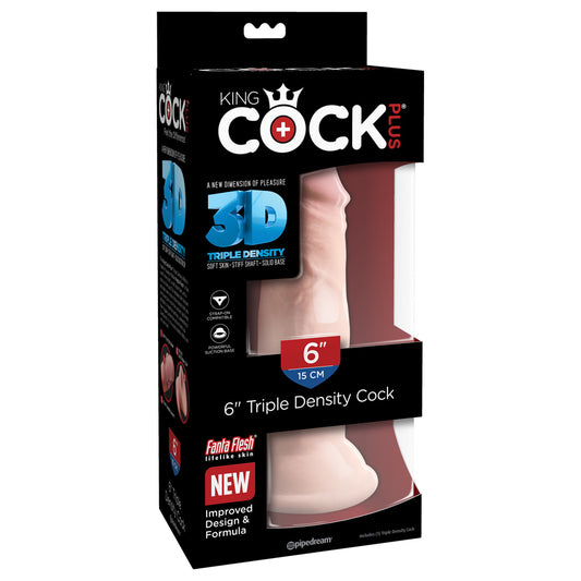 King Cock Plus 6&quot; Triple Density Cock