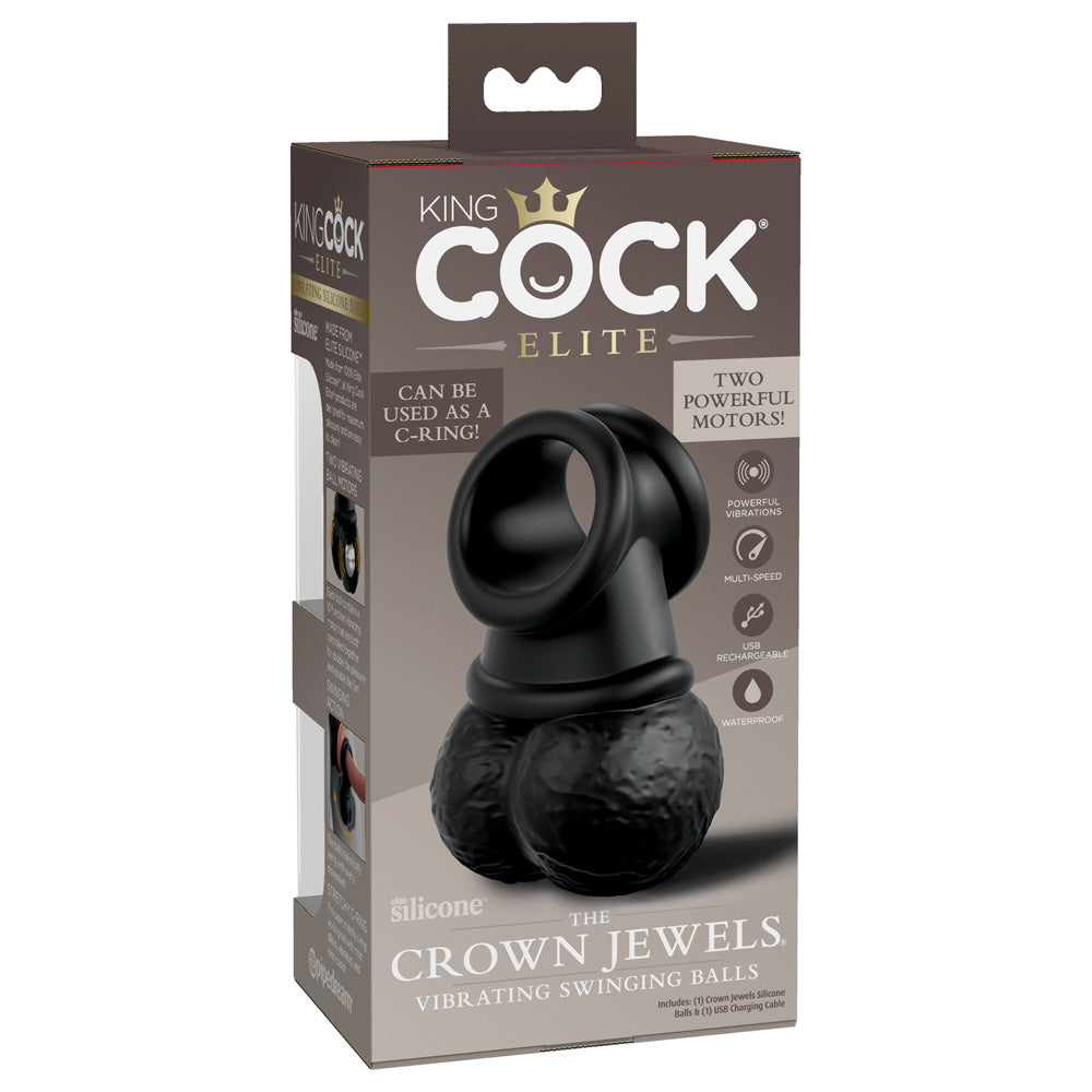 King Cock Elite The Crown Jewels Vibrating