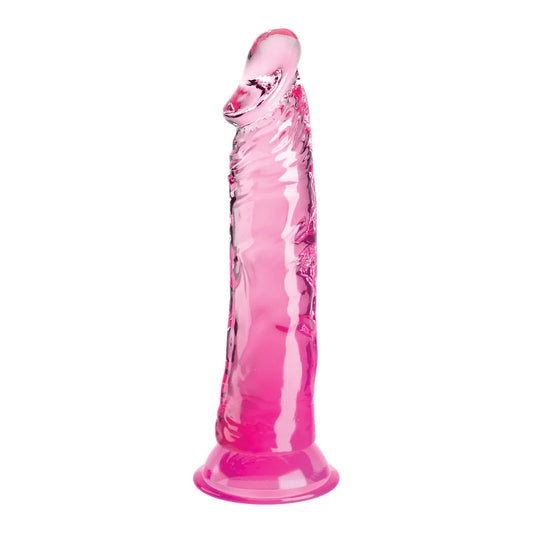 King Cock Clear 8&quot; Pink