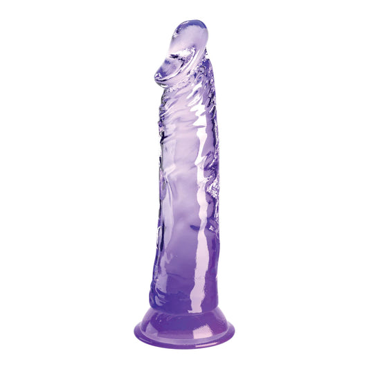 King Cock Clear 8&quot; Purple