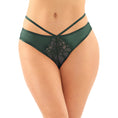 Load image into Gallery viewer, Kalina Micro-Lace Thong Green L/Xl
