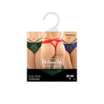 Load image into Gallery viewer, Kalina Micro-Lace Thong Green Queen Size
