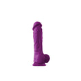 Load image into Gallery viewer, Colour-Soft 8" Soft Dildo Purple
