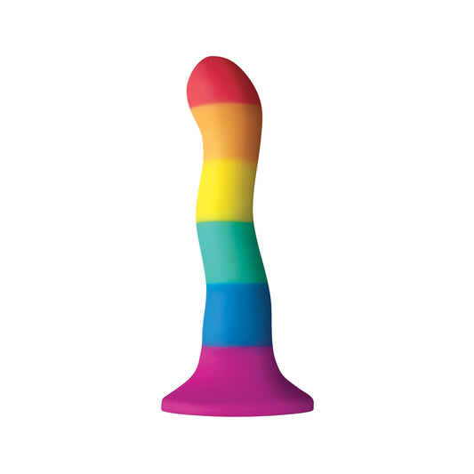 Colours Pride Edition 6&quot; Wave Dildo Rainbow