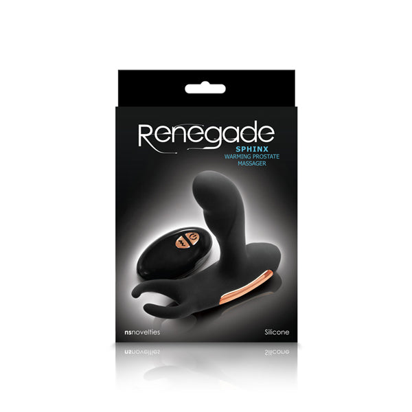 Renegade Sphinx Warming Prostate Massager Black