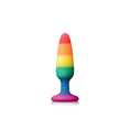 Load image into Gallery viewer, Colours Pride Edition Pleasure Plug Small Rainbow
