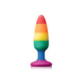 Load image into Gallery viewer, Colours Pride Edition Pleasure Plug Medium Rainbow
