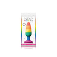 Load image into Gallery viewer, Colours Pride Edition Pleasure Plug Medium Rainbow
