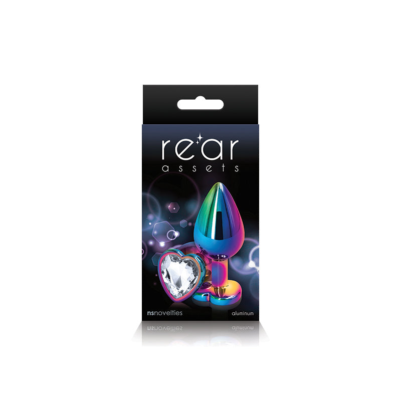 Rear Assets Mulitcolor Heart Medium Clear