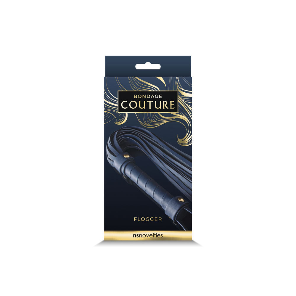 Bondage Couture Flogger Blue