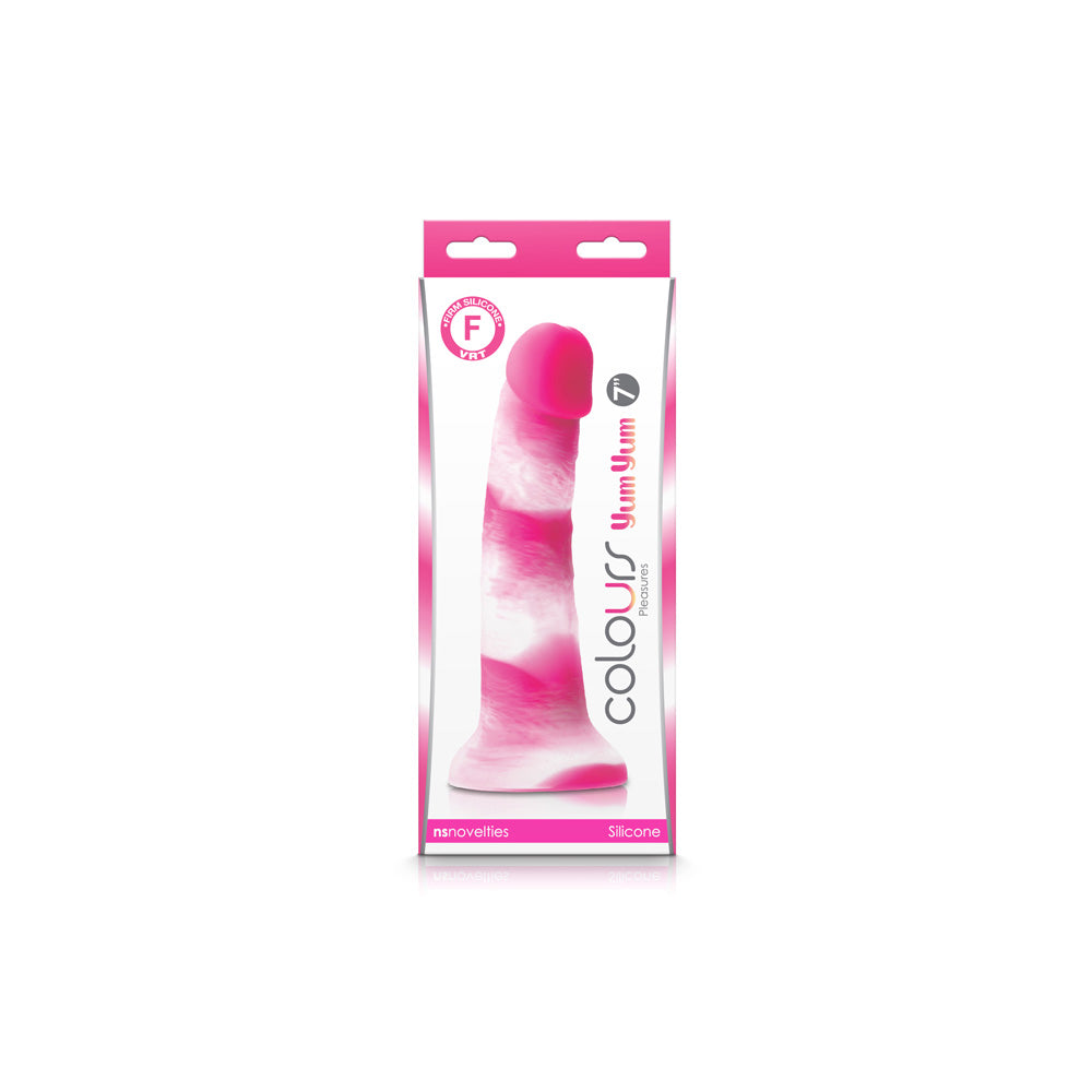 Colours Pleasures Yum Yum 7&quot; Dildo Pink