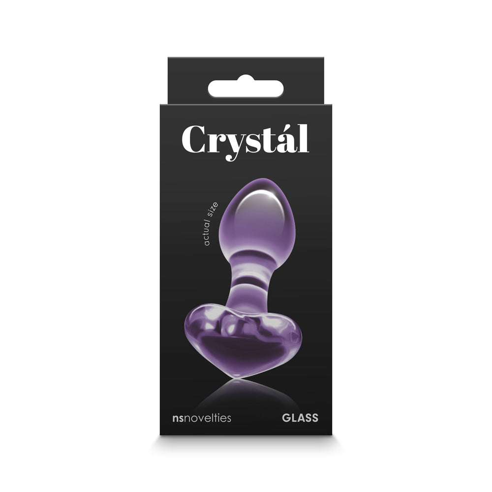 Crystal Heart Purple