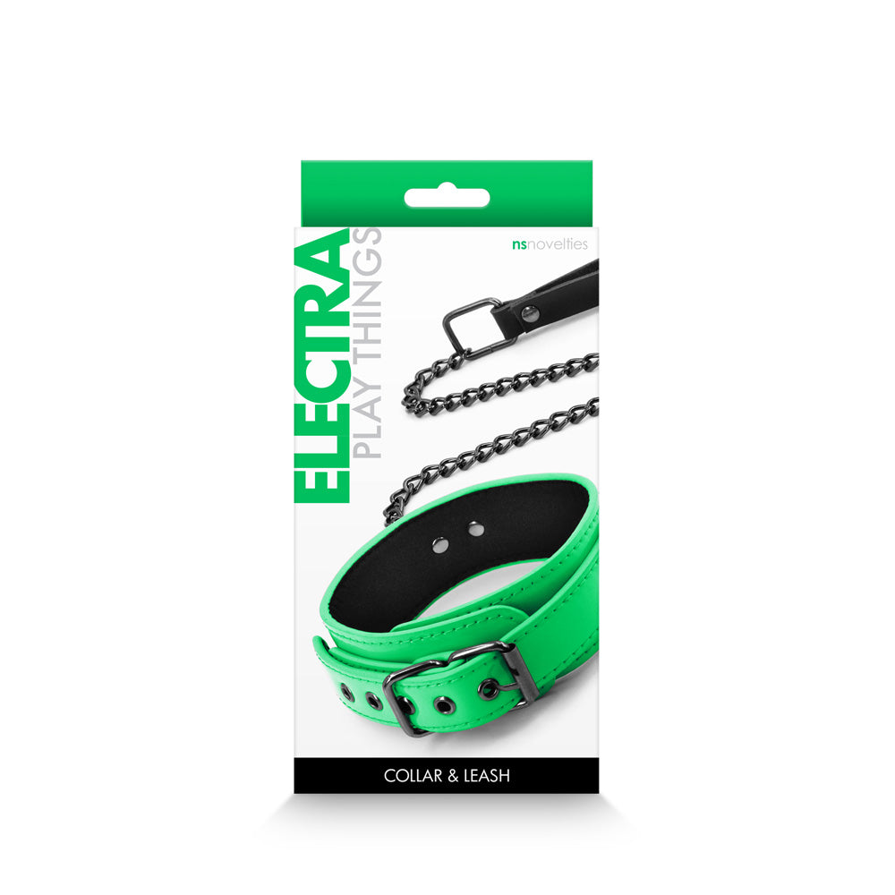 Electra Collar & Leash Green