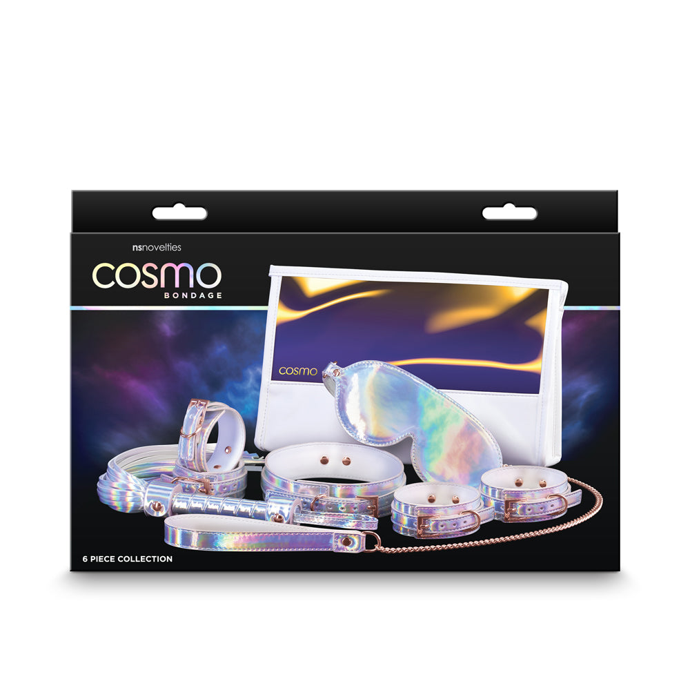 Cosmo Bondage 6 Piece Kit Rainbow