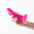 Load image into Gallery viewer, Colours Pleasures Thin 5" Dildo Pink
