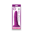 Load image into Gallery viewer, Colours Pleasures Thin 5" Dildo Purple
