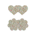 Load image into Gallery viewer, Pretty Pasties Heart & Flower Glow 2 Pair
