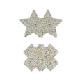 Load image into Gallery viewer, Pretty Pasties Star & Cross Glow 2 Pair
