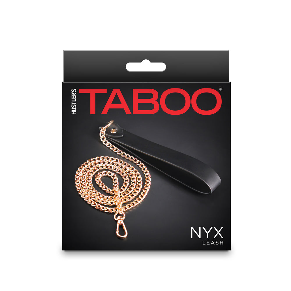 Hustler&#39;s Taboo Nyx Leash Black