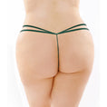 Load image into Gallery viewer, Zinnia Butterfly Pearl G-String Green Queen Size
