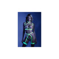 Load image into Gallery viewer, In A Trance Embroidered Bra Garter Belt And G-String M/L
