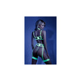 Load image into Gallery viewer, In A Trance Embroidered Bra Garter Belt And G-String L/Xl
