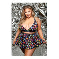 Load image into Gallery viewer, Why U Trippin' Skater Skirt Queen Size
