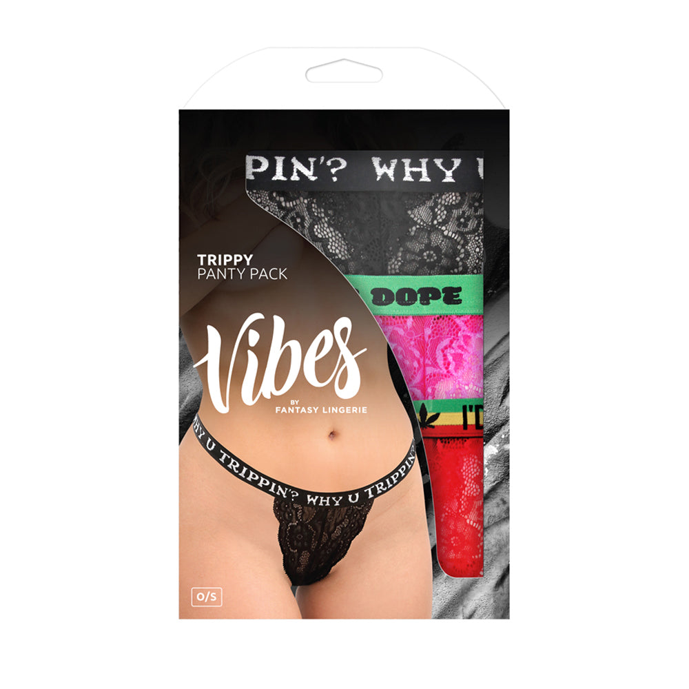 Trippy Vibes Panty 3 Pack One Size