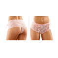 Load image into Gallery viewer, Magnolia Crotchless Boyshort With Lace-Up Panels S/M
