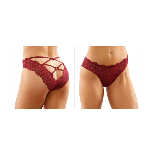 Ivy Lace & Mesh Bikini Panty L/Xl