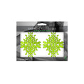 Load image into Gallery viewer, Fashion Pasties Set Neon Green Crystal Pasties
