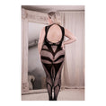 Load image into Gallery viewer, Cross Faded High Neck Crotchless Bodystocking Queen
