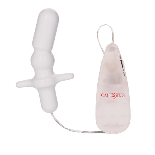 Pocket Exotics Vibrating Anal &quot;T&quot; Vibe Gray