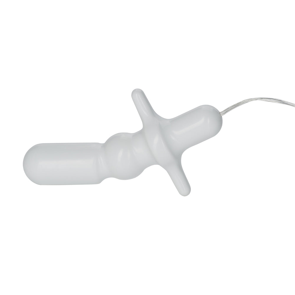 Pocket Exotics Vibrating Anal &quot;T&quot; Vibe Gray