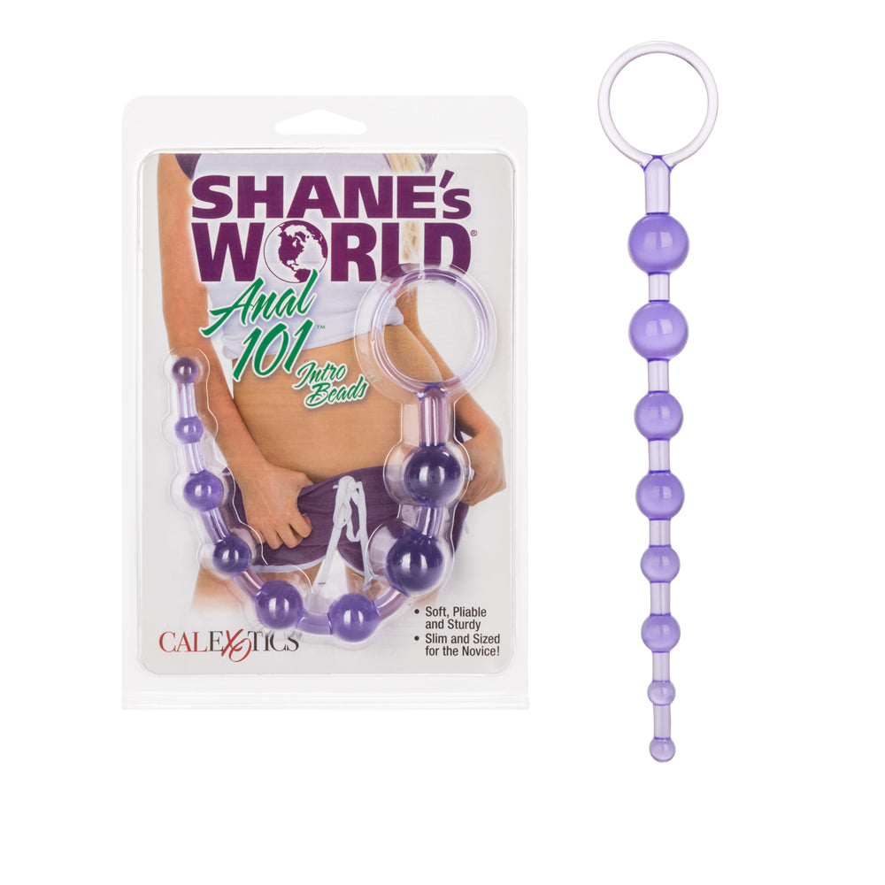 Shane&#39;s World Anal 101 Intro Beads Purple