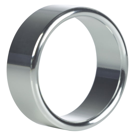 Alloy Metallic Ring Large Silver